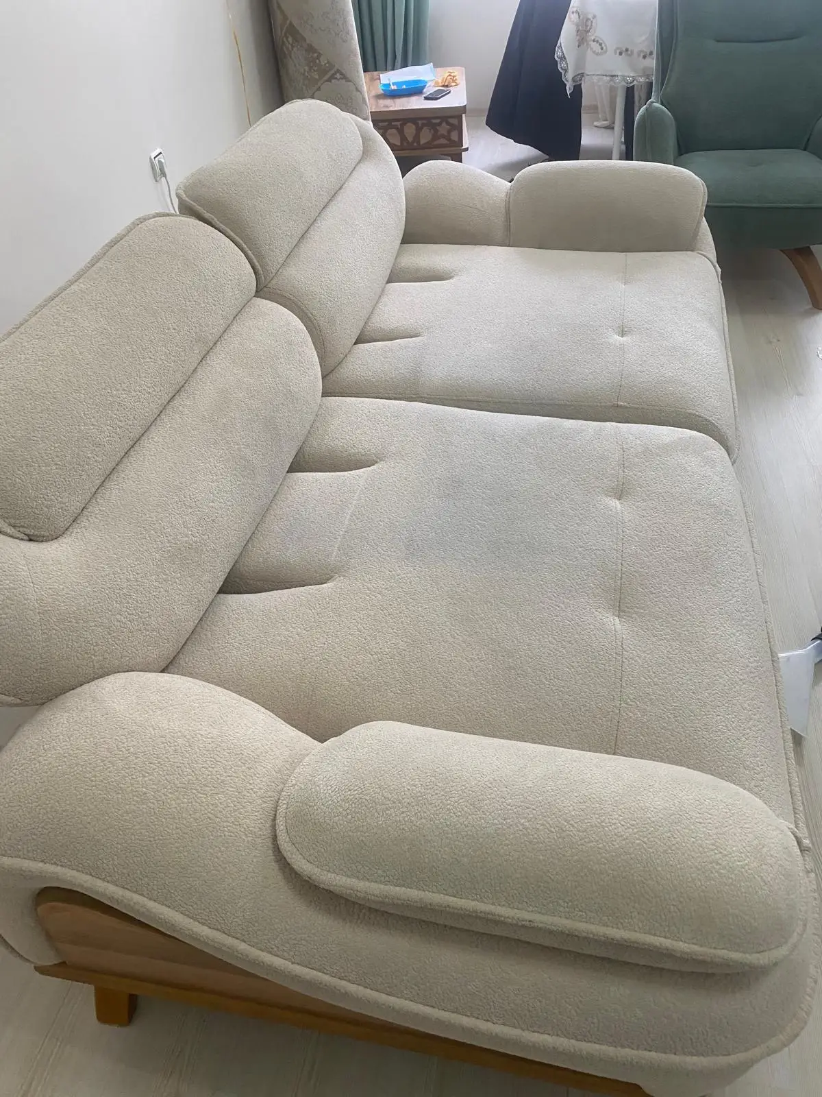 Van koltuk yıkama öncesi sonrası